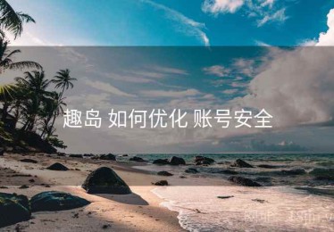 趣岛 如何优化 账号安全