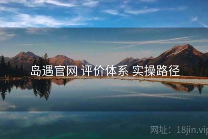 岛遇官网 评价体系 实操路径