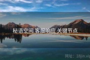 秘语空间 客服响应 关键节点