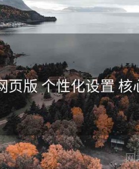 电鸽网页版 个性化设置 核心要点