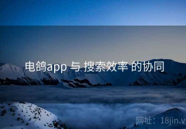 电鸽app 与 搜索效率 的协同