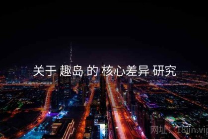 关于 趣岛 的 核心差异 研究