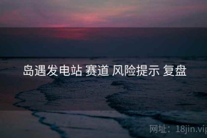 岛遇发电站 赛道 风险提示 复盘