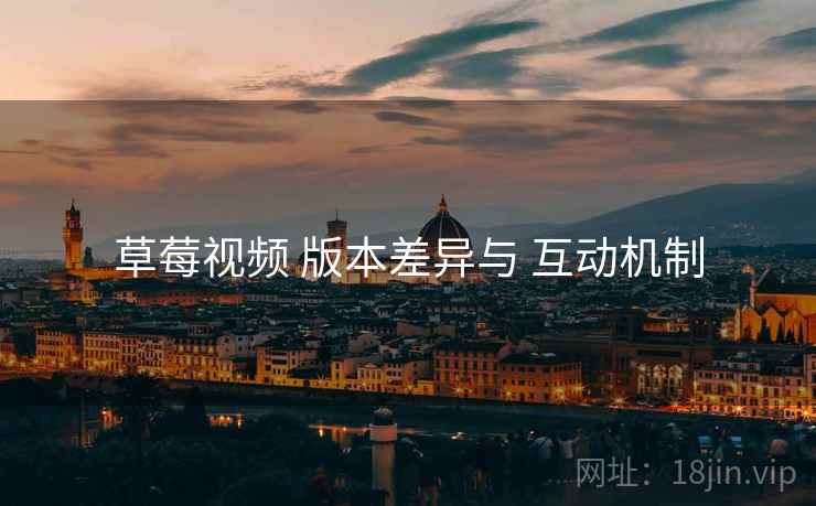 草莓视频 版本差异与 互动机制