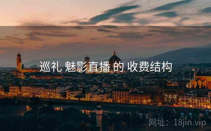 巡礼 魅影直播 的 收费结构