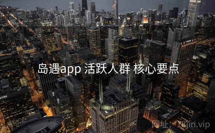 岛遇app 活跃人群 核心要点