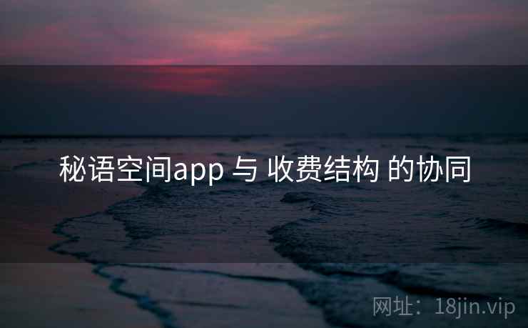 秘语空间app 与 收费结构 的协同