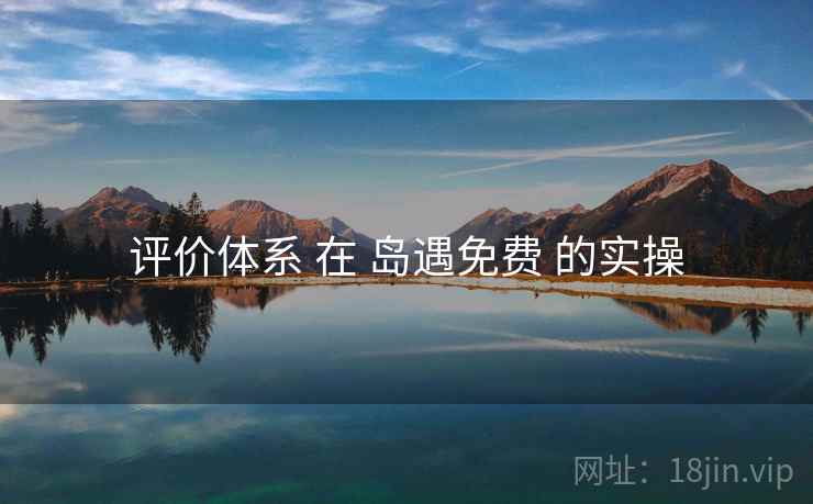 评价体系 在 岛遇免费 的实操