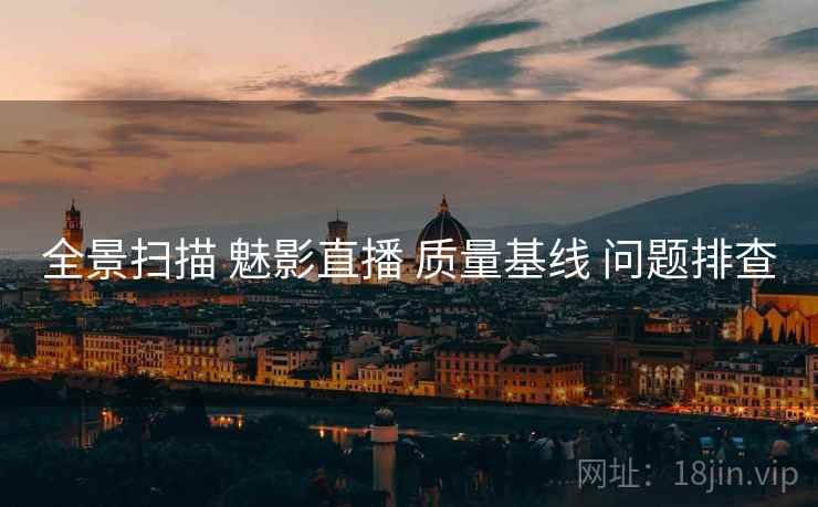 全景扫描 魅影直播 质量基线 问题排查
