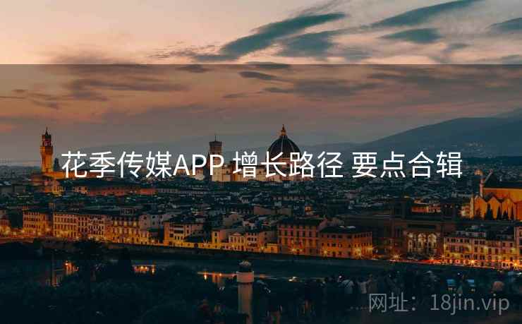 花季传媒APP 增长路径 要点合辑